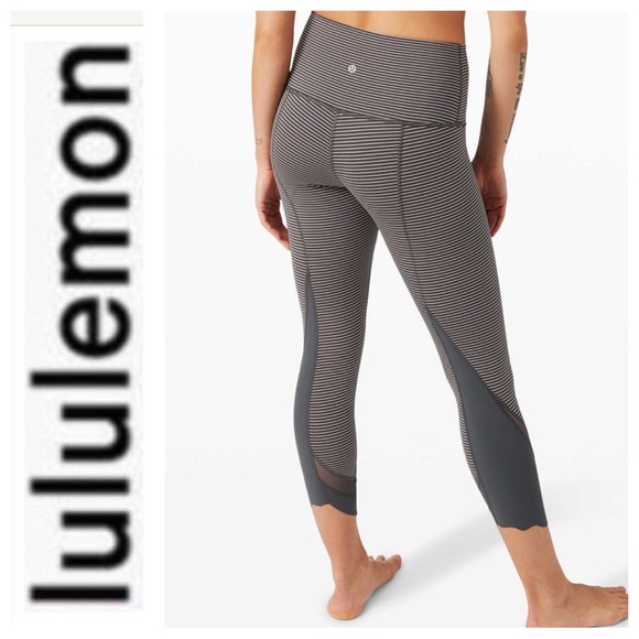 LULULEMON WUNDER UNDER HIGH RISE 23” LEGGINGS SIZE 8 - Picture 1 of 14